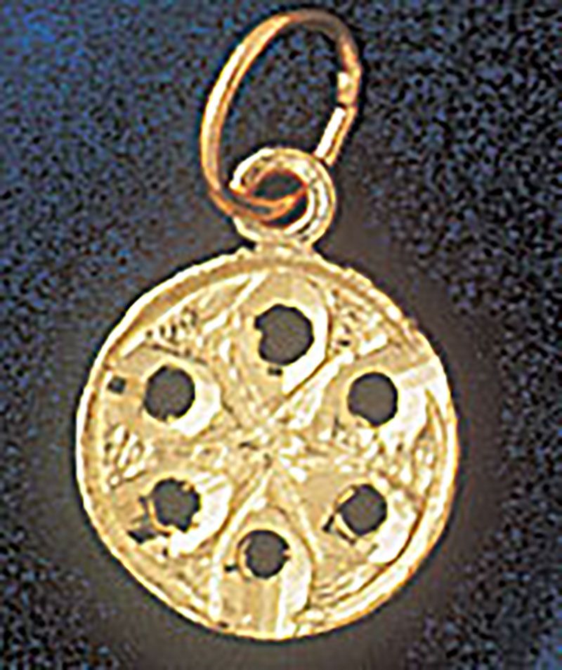 Dazzlers Jewelry Sand Dollar Sea urchins Pendant Necklace Charm Bracelet in Yellow, White or Rose G…