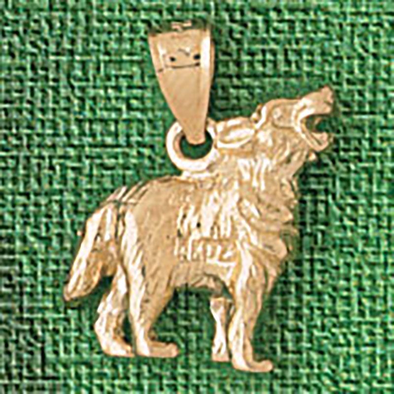 Dazzlers Jewelry German Shepherd Dog Pendant Necklace Charm Bracelet in Yellow, White or Rose Gold …