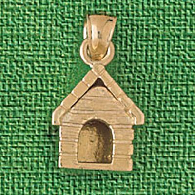 Dazzlers Jewelry Dog House Pendant Necklace Charm Bracelet in Yellow, White or Rose Gold 2009, MPN:…