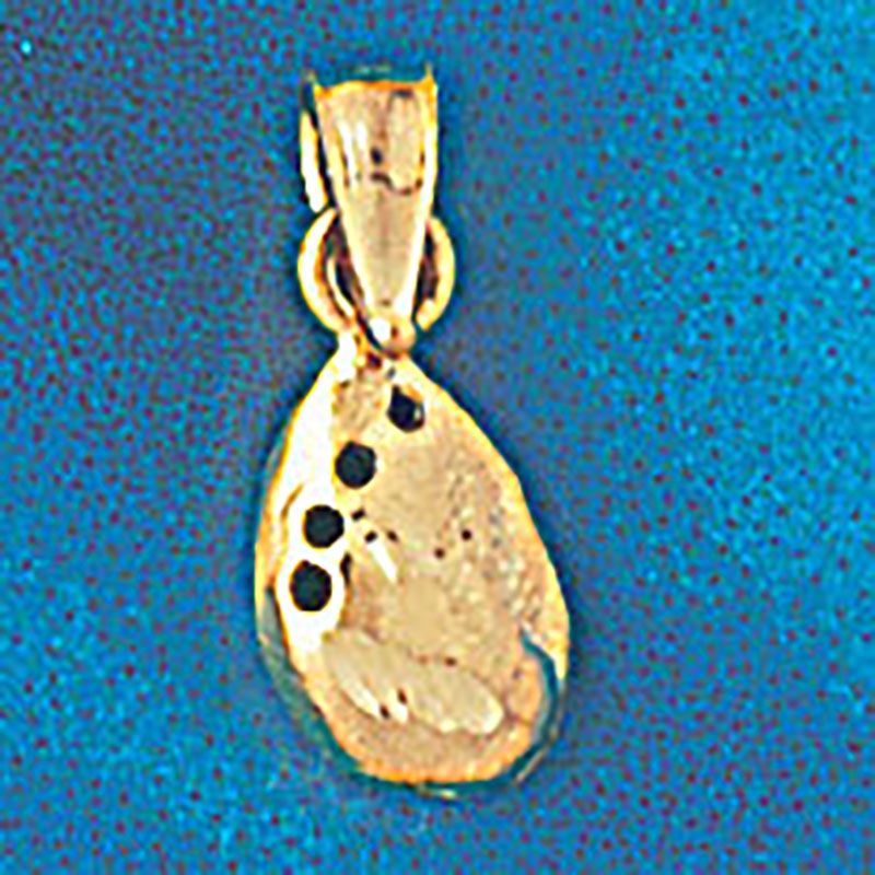 Dazzlers Jewelry Seashell Shell Pendant Necklace Charm Bracelet in Yellow, White or Rose Gold 275, …