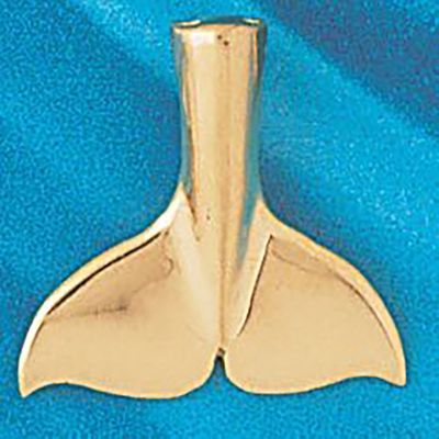 Dazzlers Jewelry Whale Tail Pendant Necklace Charm Bracelet in Yellow, White or Rose Gold 864, MPN:…