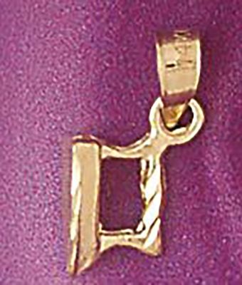 Dazzlers Jewelry Iron Pendant Necklace Charm Bracelet in Yellow, White or Rose Gold 6418, MPN: DZ-6…