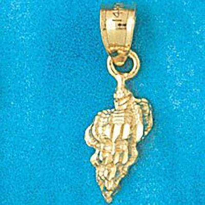 Dazzlers Jewelry Seashell Pendant Necklace Charm Bracelet in Yellow, White or Rose Gold 313, MPN: D…