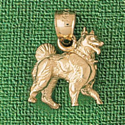 Dazzlers Jewelry German Shepherd Dog Pendant Necklace Charm Bracelet in Yellow, White or Rose Gold …