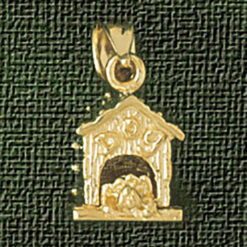 Dazzlers Jewelry Dog House Dog Pendant Necklace Charm Bracelet in Yellow, White or Rose Gold 2073, …
