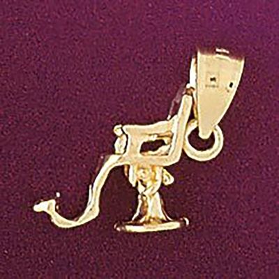 Dazzlers Jewelry Dentist Chair Pendant Necklace Charm Bracelet in Yellow, White or Rose Gold 4755, …