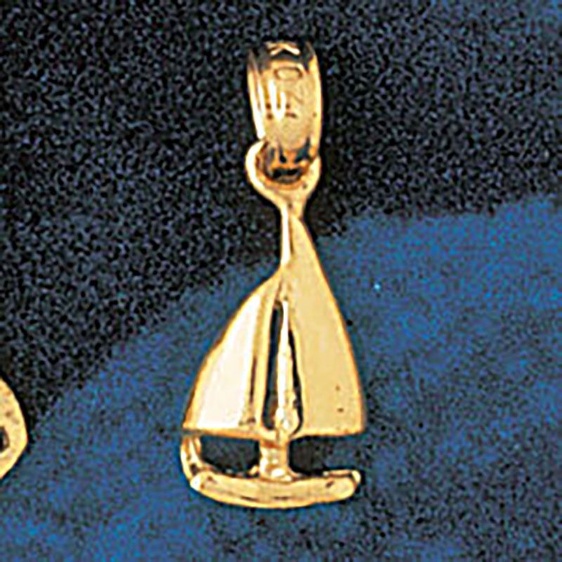 Dazzlers Jewelry Sailboat Pendant Necklace Charm Bracelet in Yellow, White or Rose Gold 1255, MPN: …