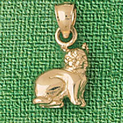Dazzlers Jewelry Cat Kitten Pendant Necklace Charm Bracelet in Yellow, White or Rose Gold 1998, MPN…