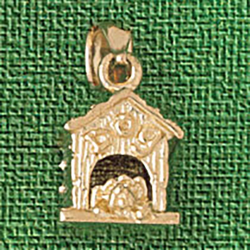 Dazzlers Jewelry Dog House Pendant Necklace Charm Bracelet in Yellow, White or Rose Gold 2008, MPN:…