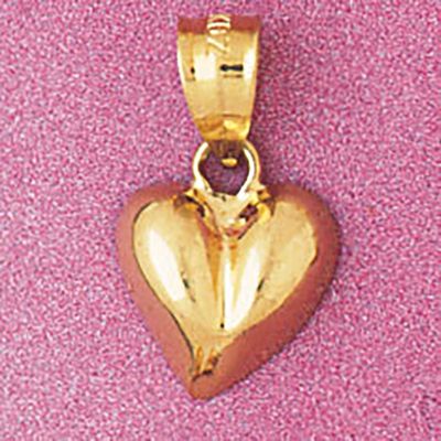 Dazzlers Jewelry Heart Pendant Necklace Charm Bracelet in Yellow, White or Rose Gold 3961, MPN: DZ-…