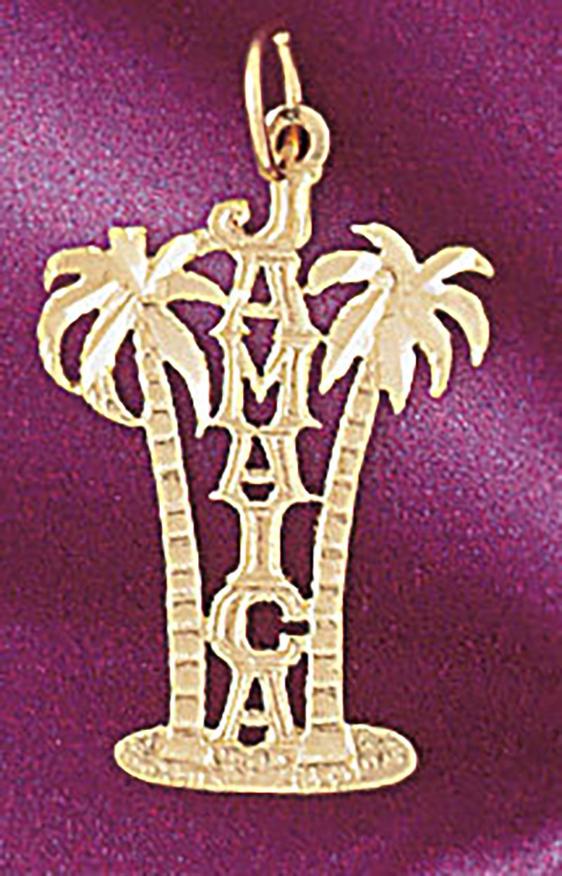 Dazzlers Jewelry Jamaica Pendant Necklace Charm Bracelet in Yellow, White or Rose Gold 5032, MPN: D…
