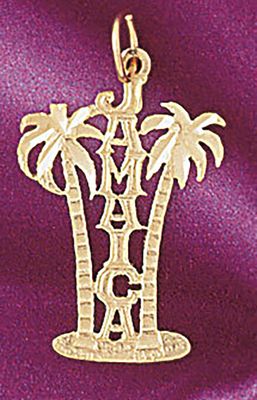 Dazzlers Jewelry Jamaica Pendant Necklace Charm Bracelet in Yellow, White or Rose Gold 5032, MPN: D…