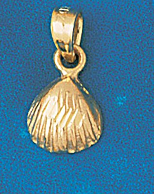 Dazzlers Jewelry Seashell Shell Pendant Necklace Charm Bracelet in Yellow, White or Rose Gold 203, …