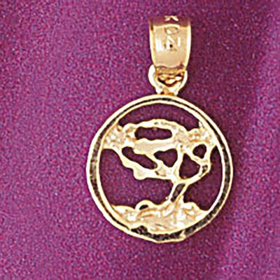 Dazzlers Jewelry Tree Pendant Necklace Charm Bracelet in Yellow, White or Rose Gold 6832, MPN: DZ-6…