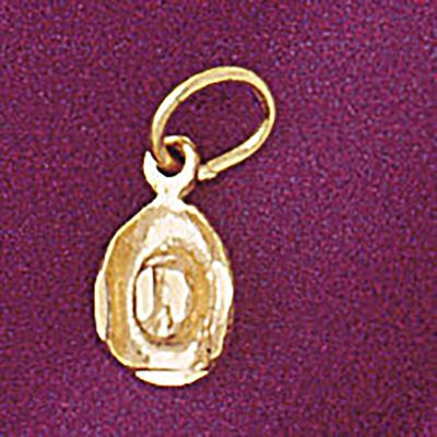 Dazzlers Jewelry Cowboy Hat Pendant Necklace Charm Bracelet in Yellow, White or Rose Gold 5177, MPN…