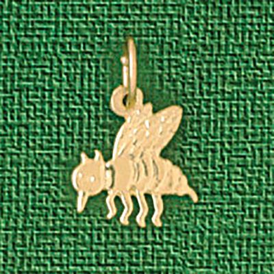 Dazzlers Jewelry Bee Pendant Necklace Charm Bracelet in Yellow, White or Rose Gold 3173, MPN: DZ-31…