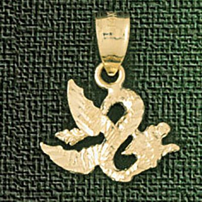 Dazzlers Jewelry Dragon Pendant Necklace Charm Bracelet in Yellow, White or Rose Gold 2386, MPN: DZ…