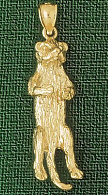 Dazzlers Jewelry Squirrel Pendant Necklace Charm Bracelet in Yellow, White or Rose Gold 2261, MPN: …