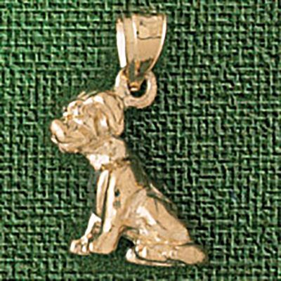 Dazzlers Jewelry French Bulldog Dog Pendant Necklace Charm Bracelet in Yellow, White or Rose Gold 2…