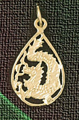 Dazzlers Jewelry Dragon Pendant Necklace Charm Bracelet in Yellow, White or Rose Gold 2400, MPN: DZ…