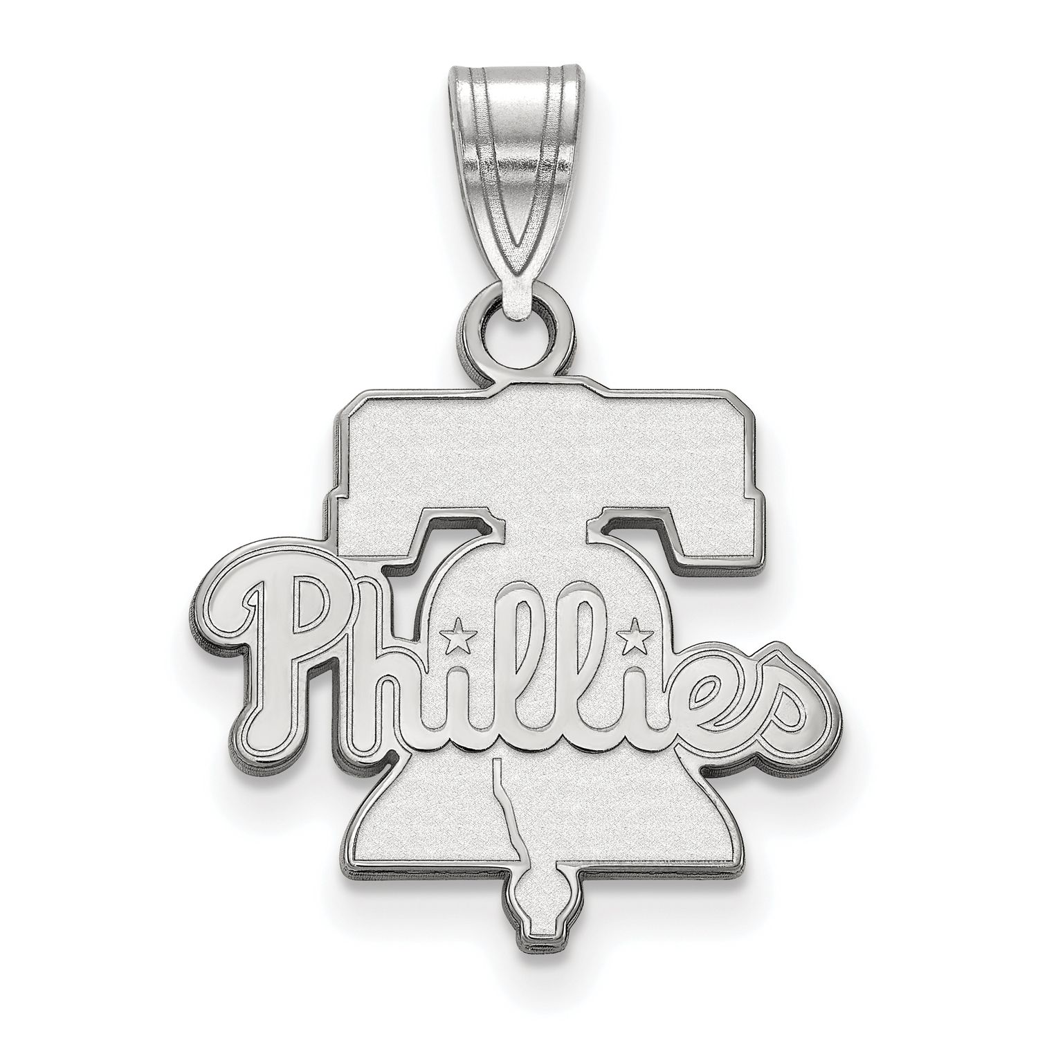 Philadelphia Phillies Medium Pendant 10k White Gold 1W002PHI