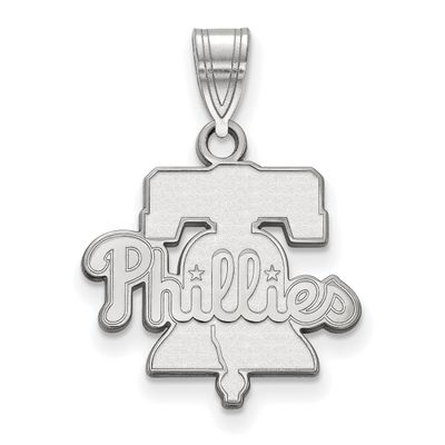 Philadelphia Phillies Medium Pendant 10k White Gold 1W002PHI