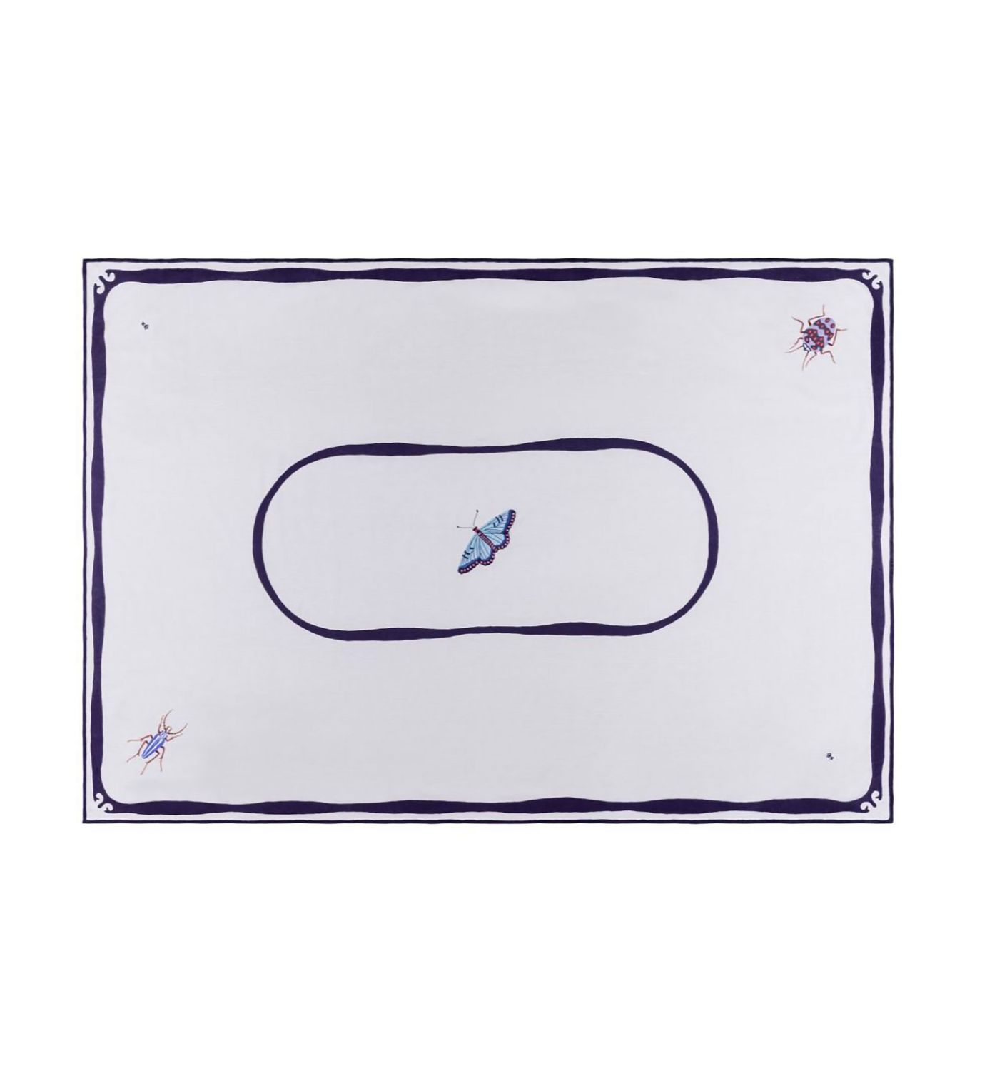 Vista Alegre Metamorphosis Tablecloth Ice Blue Dark Navy, MPN: 27024229