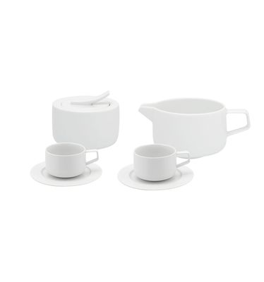 Vista Alegre Silk Road White Coffee Set 14 Piece, MPN: 21112543