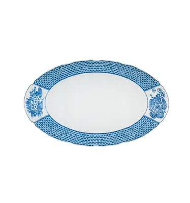 Vista Alegre Coralina Blue Large Oval Platter, MPN: 21140860