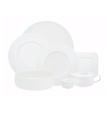 Vista Alegre Silk Road White Dinner Set 66 Piece , MPN: 21112544