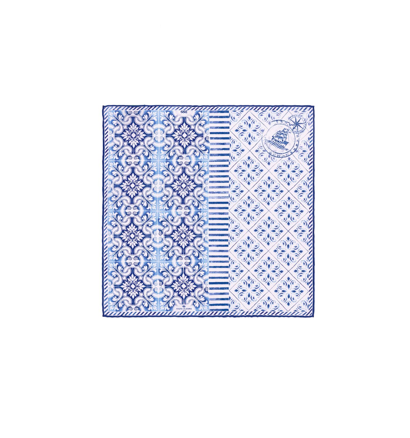 Vista Alegre Transatlantica Pocket Square, MPN: 27024309