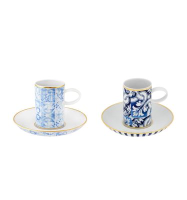 Vista Alegre Va&amp;Fpf Set of 2 Coffee Cup And Saucer, MPN: 21144677