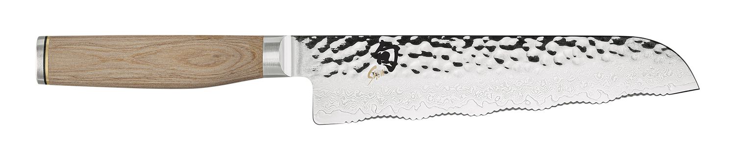 Shun Kai Premier Blonde Master Serrated Utility 7 Inch, MPN: TDM0763W, UPC/EAN: 4901601007510