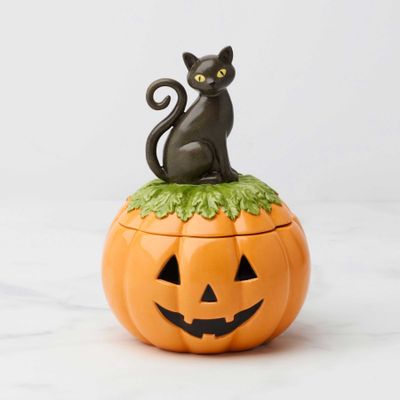 Lenox Haunted Halloween Covered Candy Jar, MPN: 897780, UPC: 194372038294