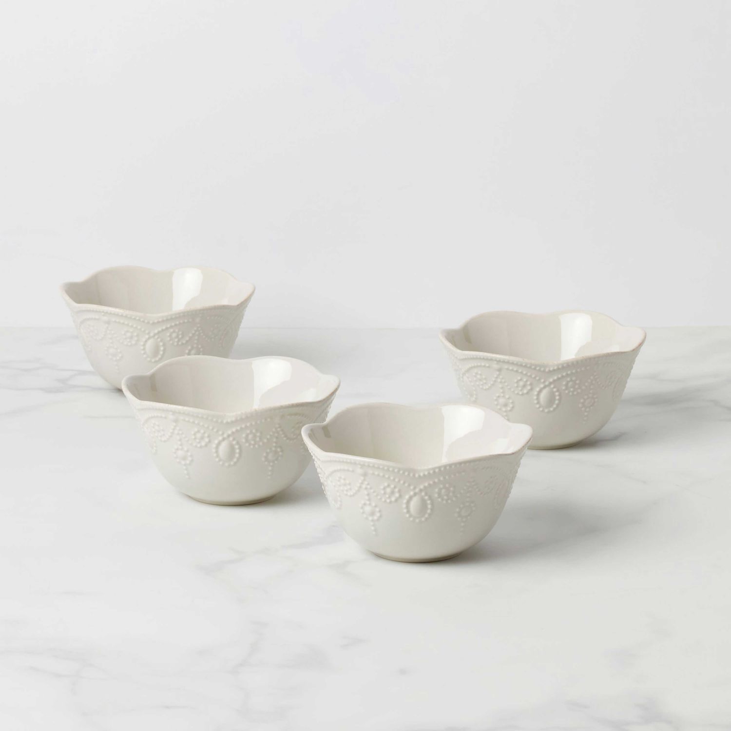 Lenox French Perle Fruit Bowls Set of 4, MPN: 895724, UPC: 194372028837