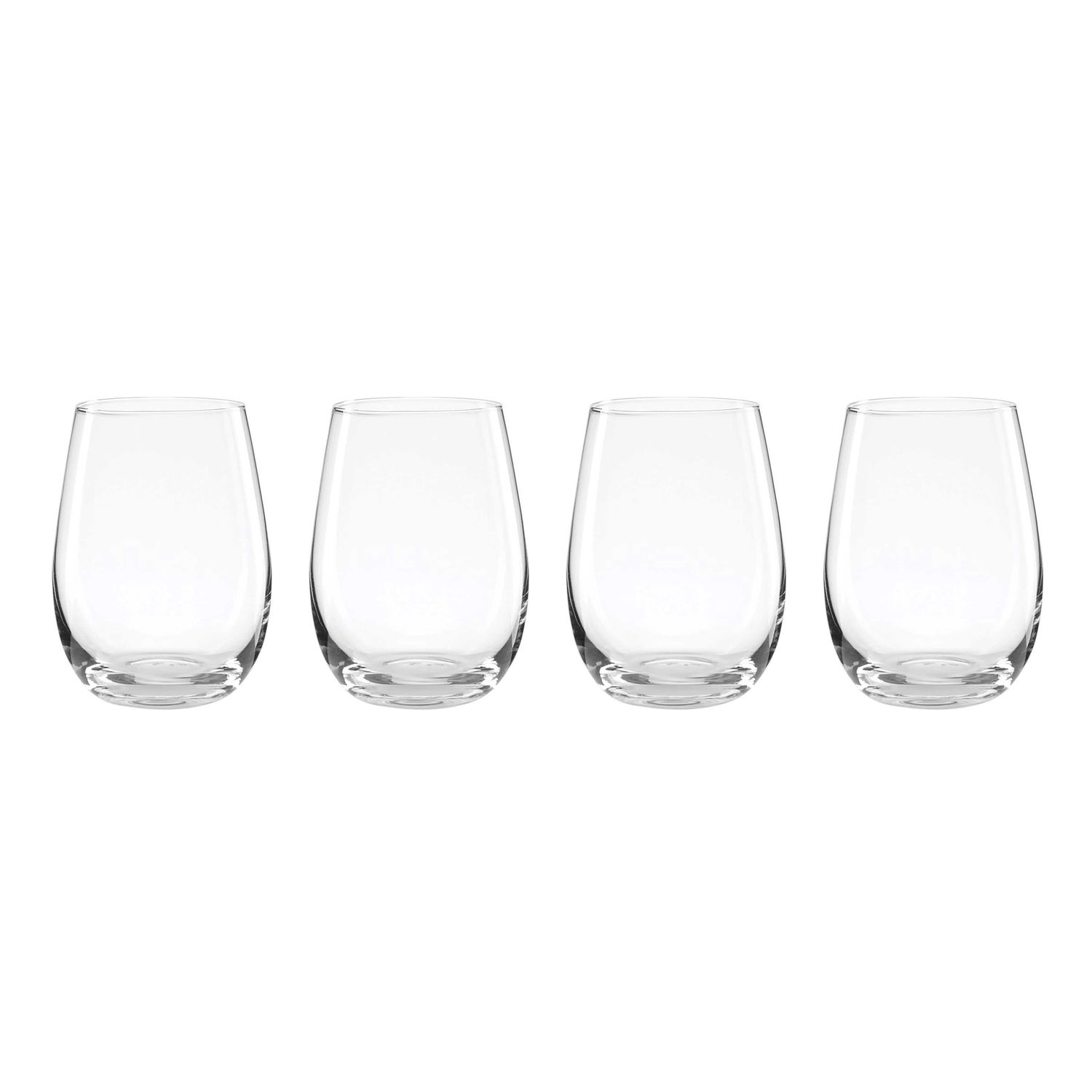 Oneida 5 Oclock Stemless Wine Glasses Set of 4, MPN: 896425, UPC: 079363146229