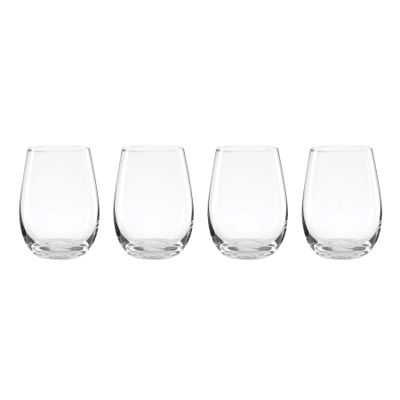 Oneida 5 Oclock Stemless Wine Glasses Set of 4, MPN: 896425, UPC: 079363146229