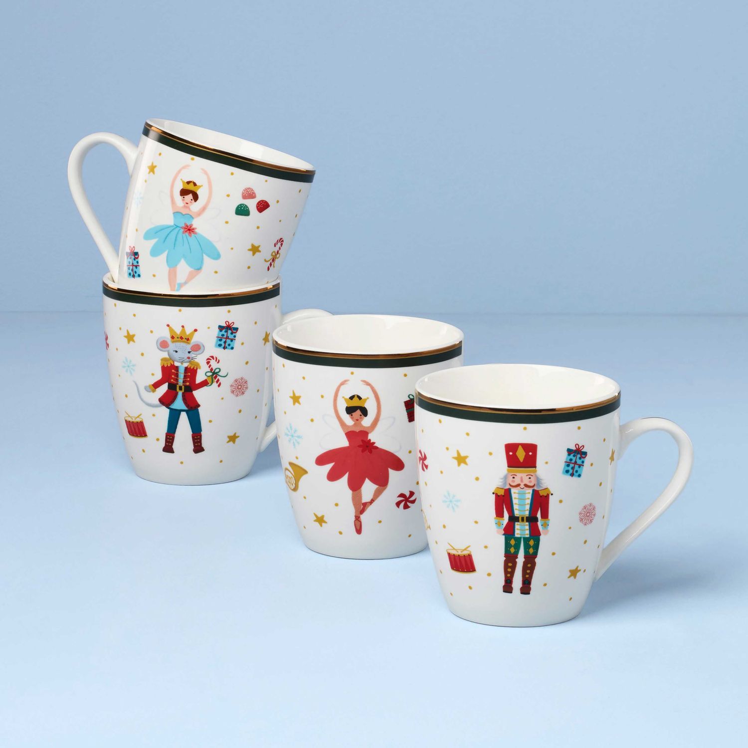 Lenox Nutcracker Ballet Mugs Set of 4, MPN: 897888, UPC: 194372038911