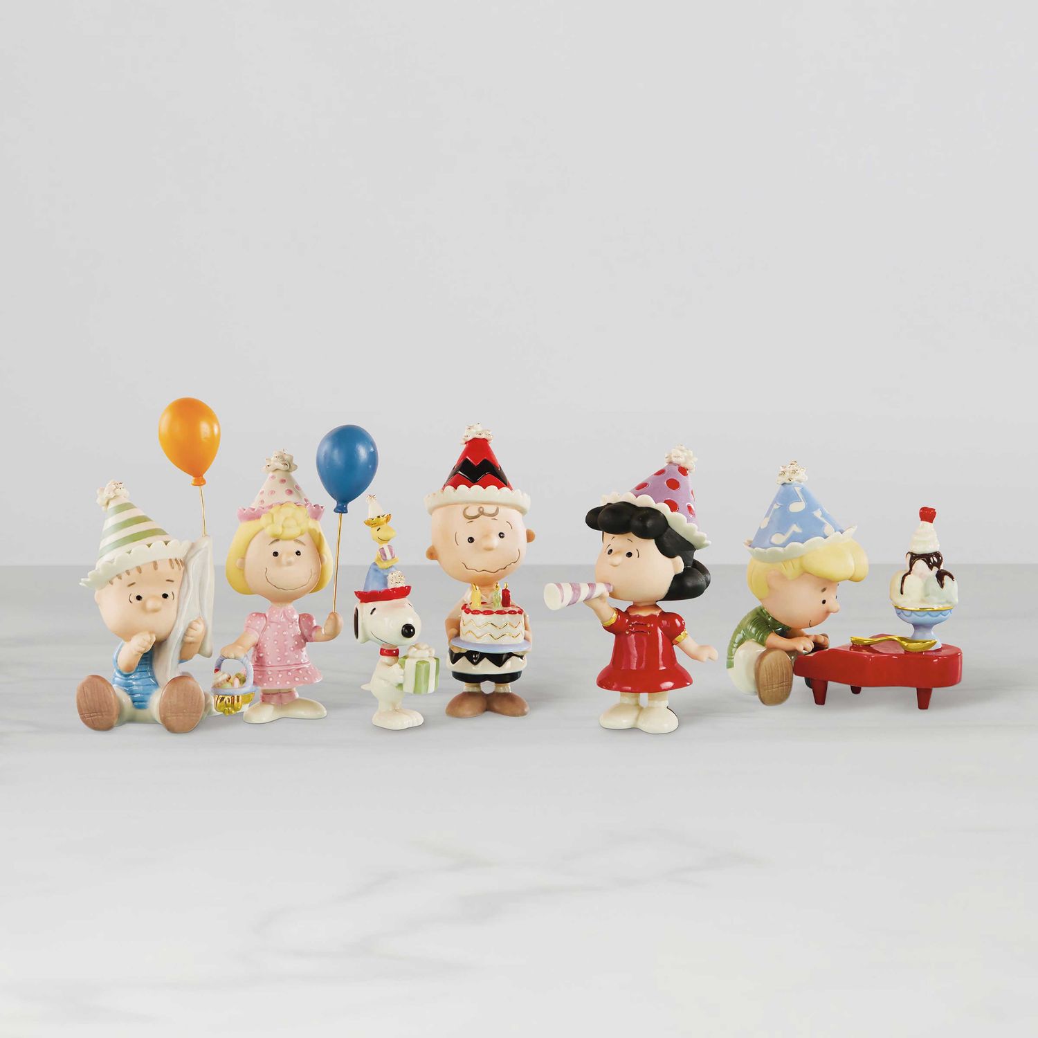 Lenox Peanuts 6-Piece Birthday Party Figurine Set, MPN: 847857, UPC: 882864515070
