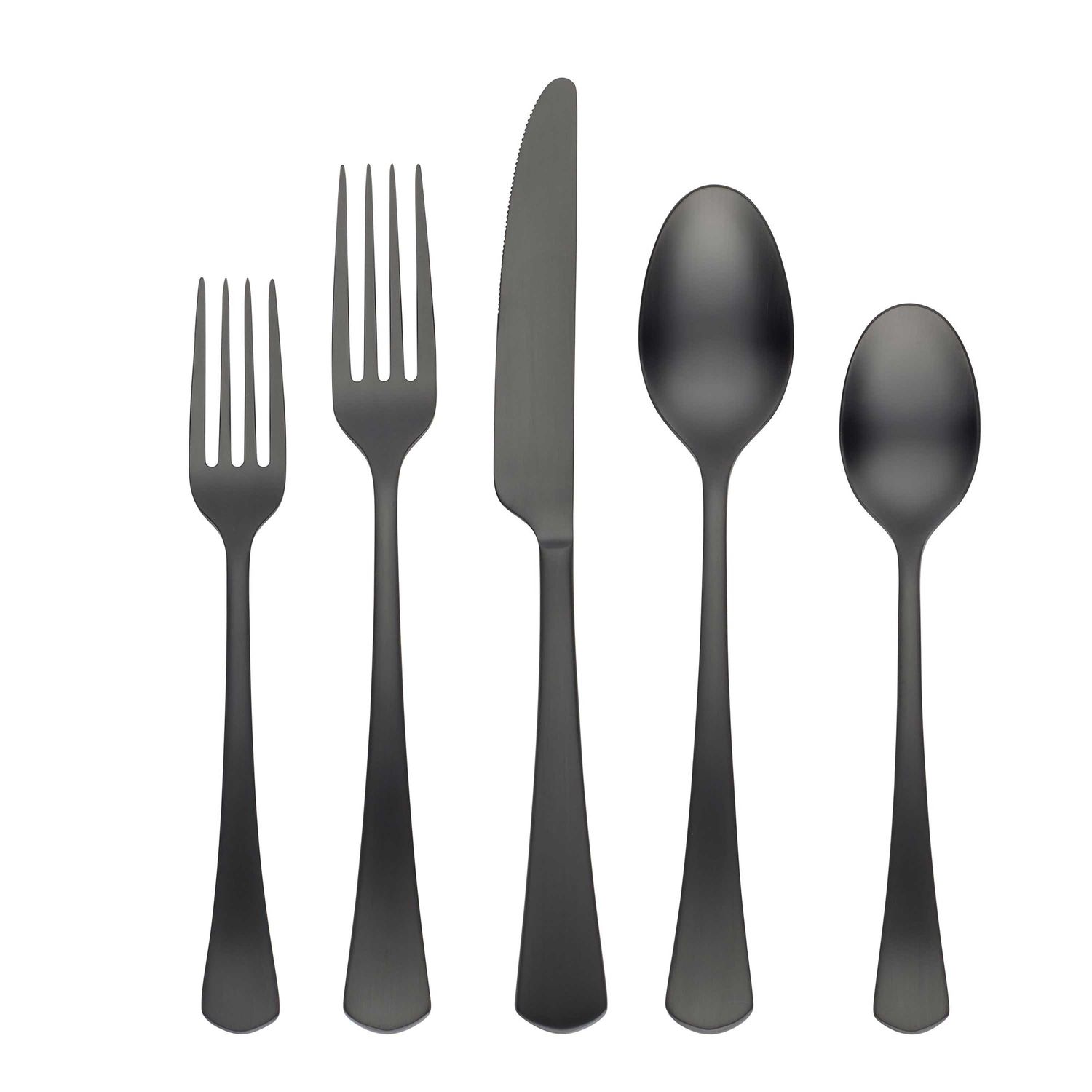 Cambridge Morgan Black 20-Piece Flatware Set, MPN: 519720DS, UPC: 719978858017