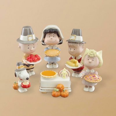 Lenox Peanuts 6-Piece Thanksgiving Figurine Set By Lenox, MPN: 841131, UPC: 882864461940