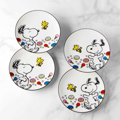 Lenox Chef Snoopy Accent Plates Set of 4, MPN: 897574, UPC: 194372037310