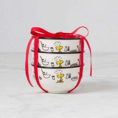 Lenox Chef Snoopy Mini Bowls Set of 3, MPN: 897684, UPC: 194372037808