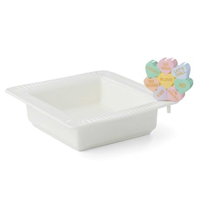Lenox Profile Poppers Square Bowl &amp; Heart Candy Set, MPN: 897862, UPC: 194372038775