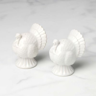 Lenox French Perle Carved Turkey Salt &amp; Pepper Set, MPN: 898334, UPC: 194372040884