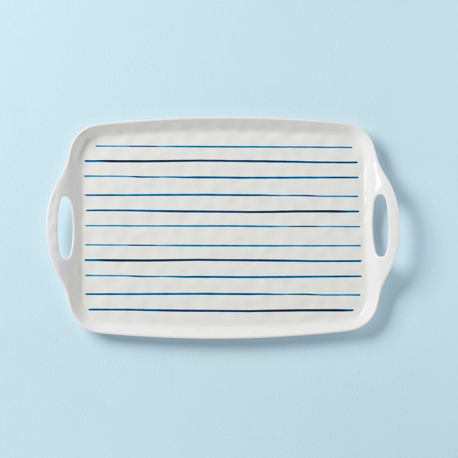 Lenox Blue Bay Melamine Handled Platter, MPN: 895239, UPC: 194372027298