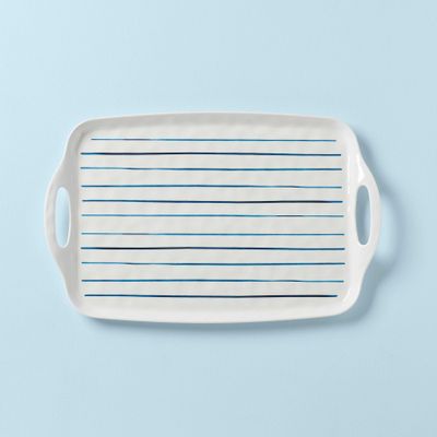 Lenox Blue Bay Melamine Handled Platter, MPN: 895239, UPC: 194372027298