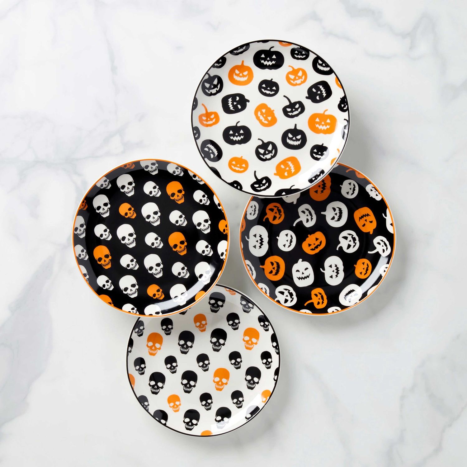 Oneida Vintro Halloween Accent Plates Set of 4, MPN: 897870, UPC: 079363149282