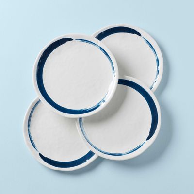 Lenox Blue Bay Melamine Dinner Plates Set of 4, MPN: 895237, UPC: 194372027274