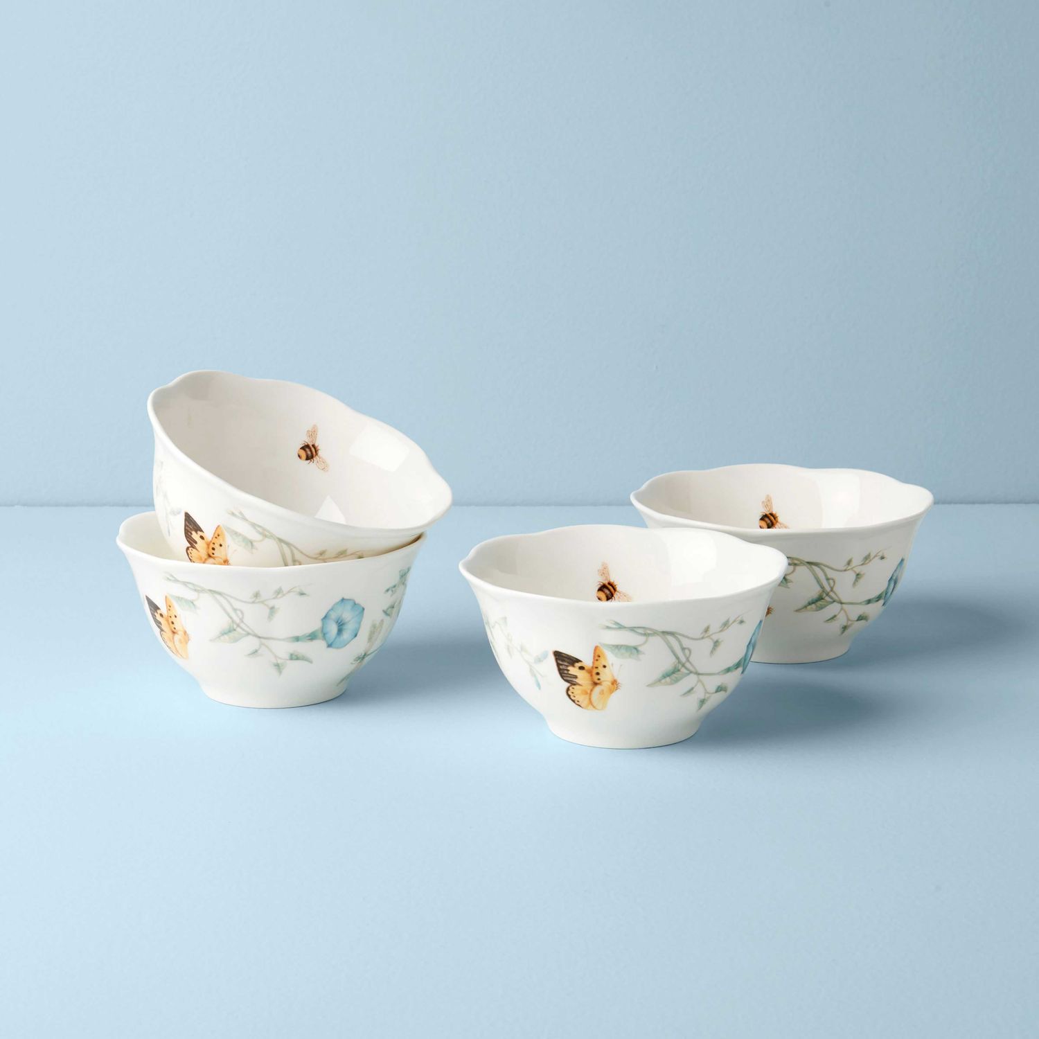 Lenox Butterfly Meadow 4-Piece Rice Bowl Set, MPN: 792566, UPC: 882864176141